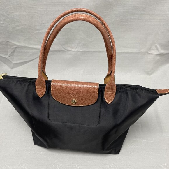 L ong c hamp Le Pliage Original Tote Bag size large Black - Picture 5 of 6